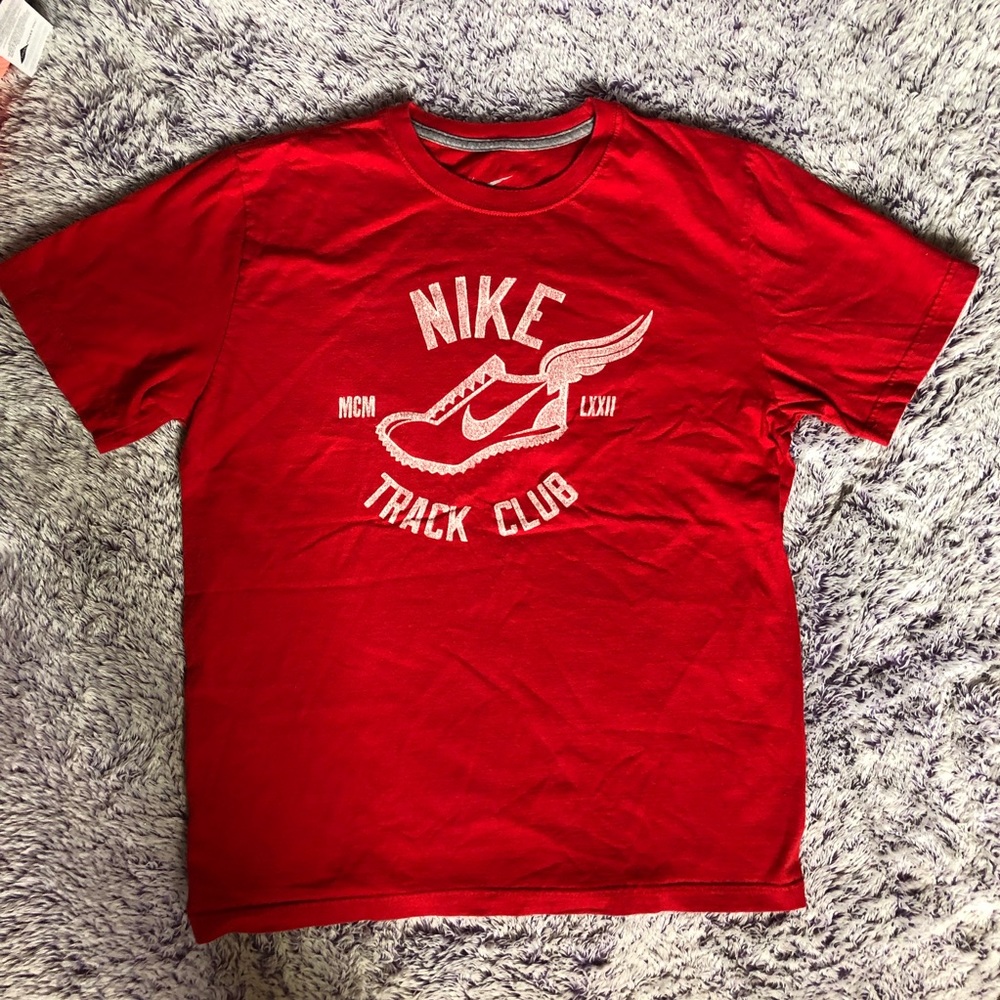 Nike red graphic tee